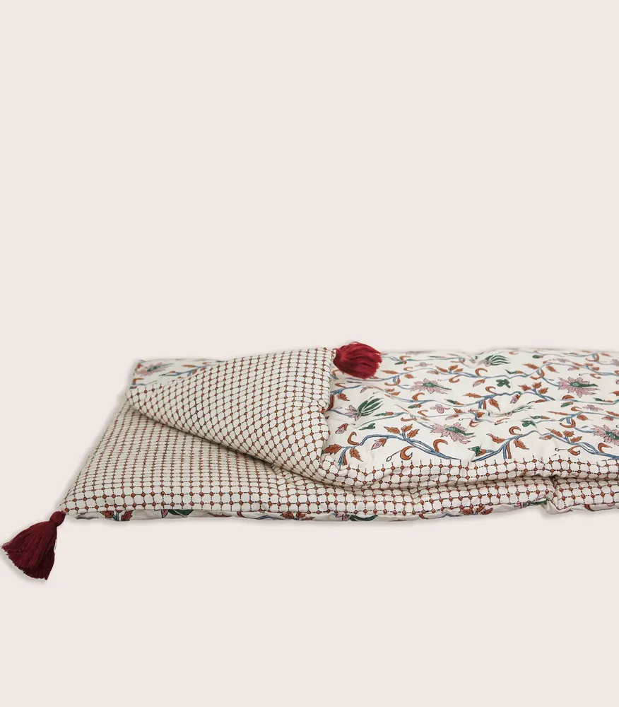Bed linens - DINTY Orange Bed Runner - JAMINI BY USHA BORA