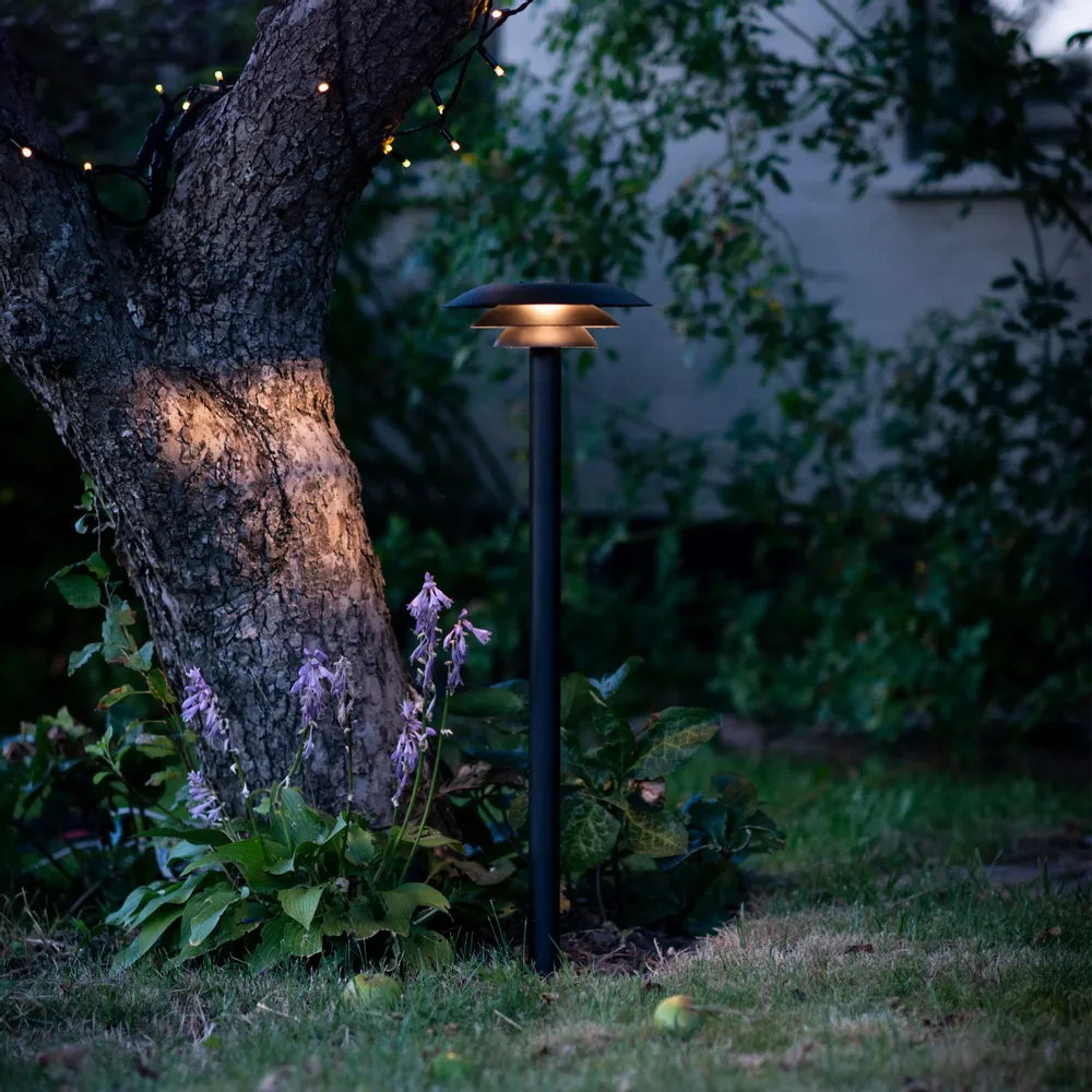 Outdoor wall lamps - DL25 black path lampe outdoor - DYBERG LARSEN