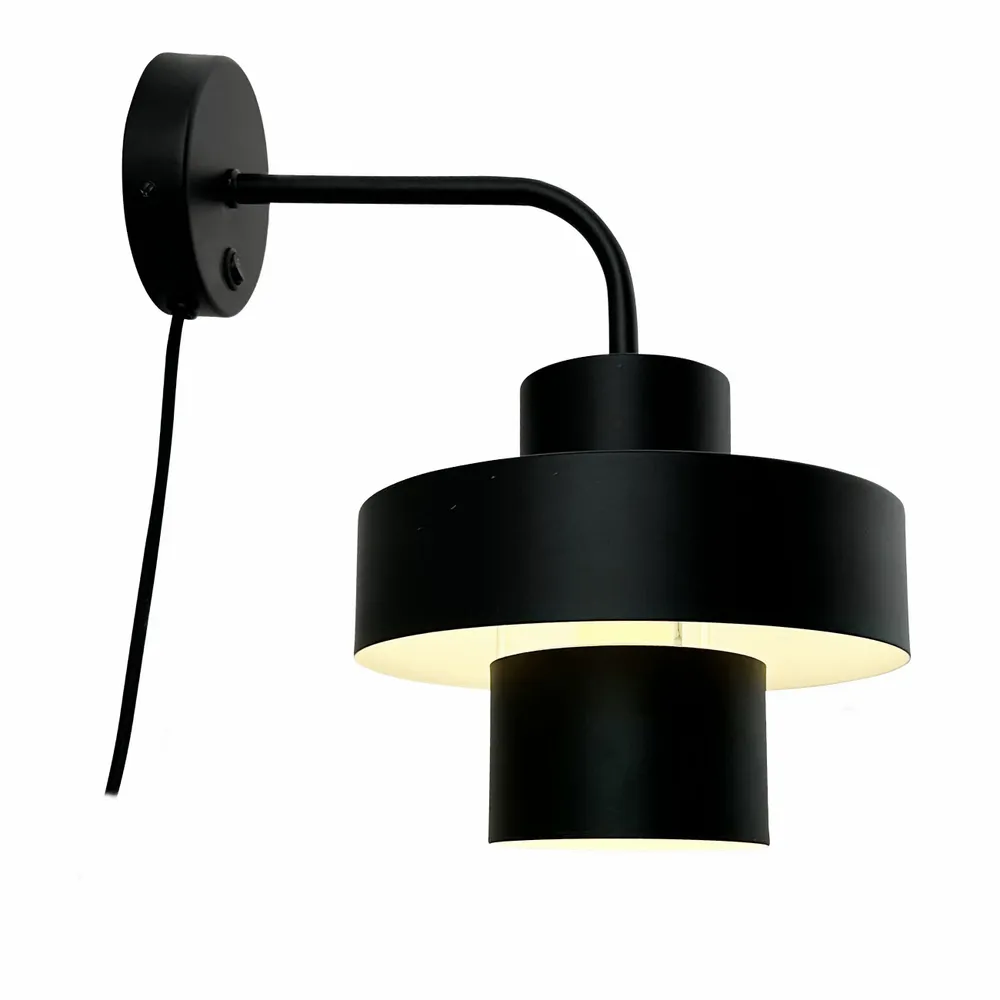 Wall lamps - Stoke Black Wall lamp - DYBERG LARSEN