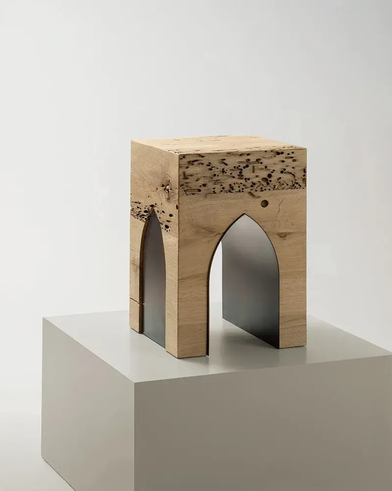 Tabourets pour collectivités - SotoPortego | Tabouret en Chêne de Bricole de Récupération - DE ZOTTI & DE BRICOLA