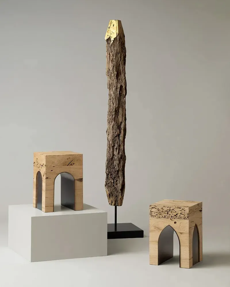 Tabourets pour collectivités - SotoPortego | Tabouret en Chêne de Bricole de Récupération - DE ZOTTI & DE BRICOLA