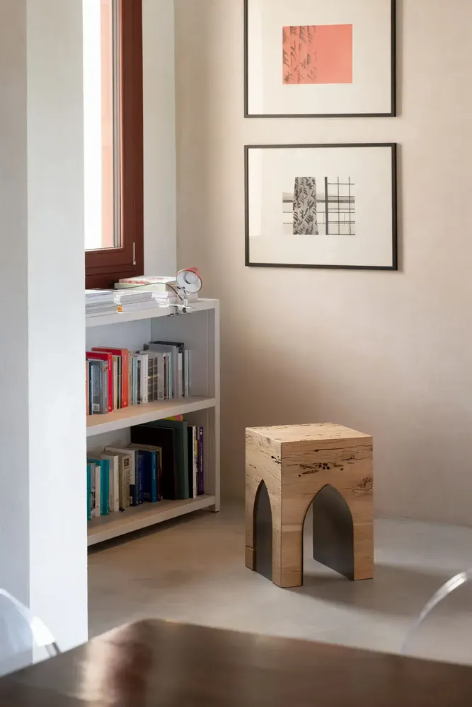 Tabourets pour collectivités - SotoPortego | Tabouret en Chêne de Bricole de Récupération - DE ZOTTI & DE BRICOLA