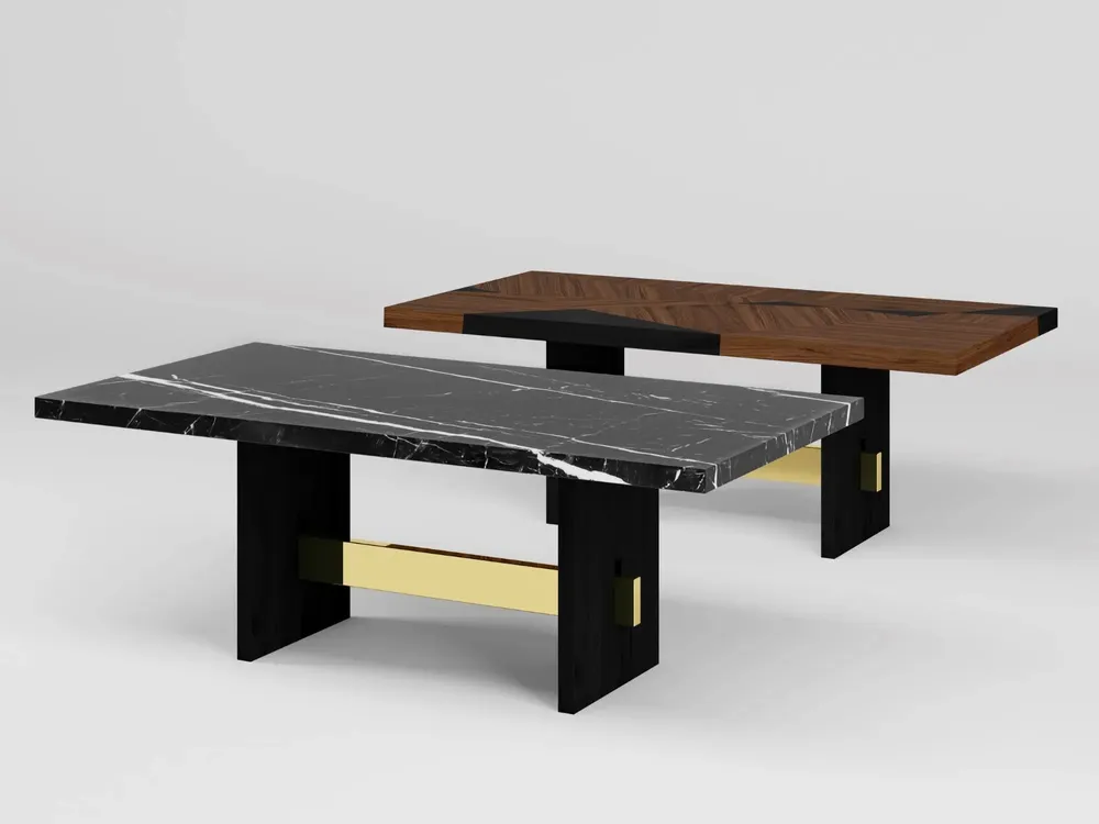 Tables Salle à Manger - Table à manger GEOMETRY - DUISTT