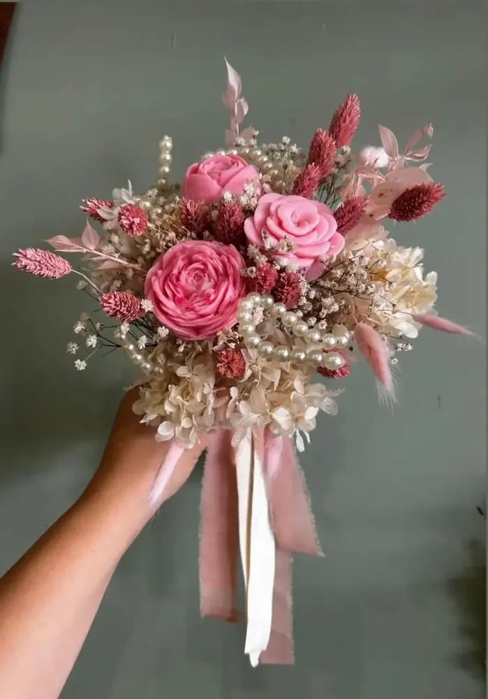 Cadeaux - Fleur de cire - Bois de Rose - Cire végétale - COSMÉTIQUES DE QUIBERON