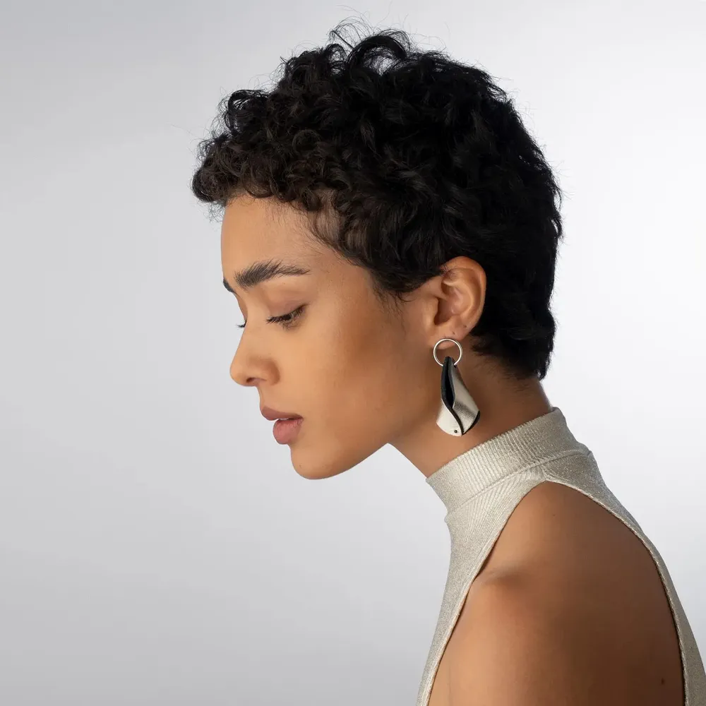 Jewelry - Half-Open Flower Earrings - C.KARAKALPAKI