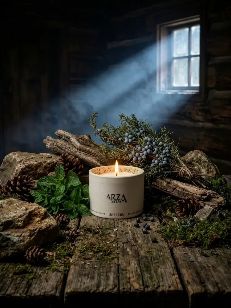 Bougies - Bougie de Luxe Parfumée Arza Sylva 140 g - SNEFERU