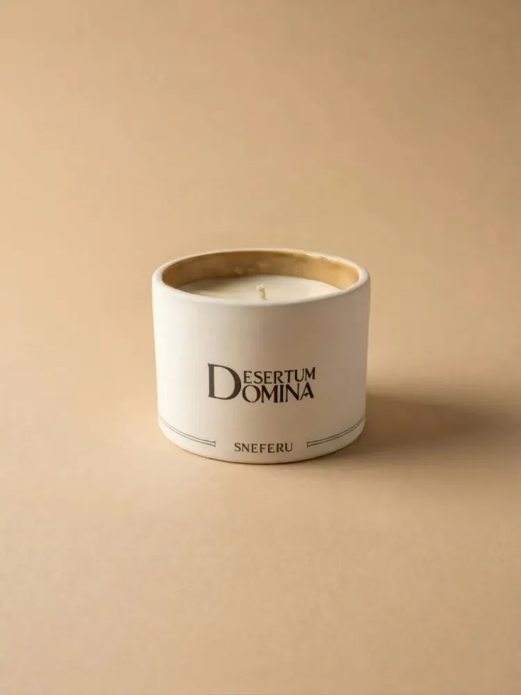Bougies - Bougie de Luxe Parfumée Desertum Domina 140 g - SNEFERU