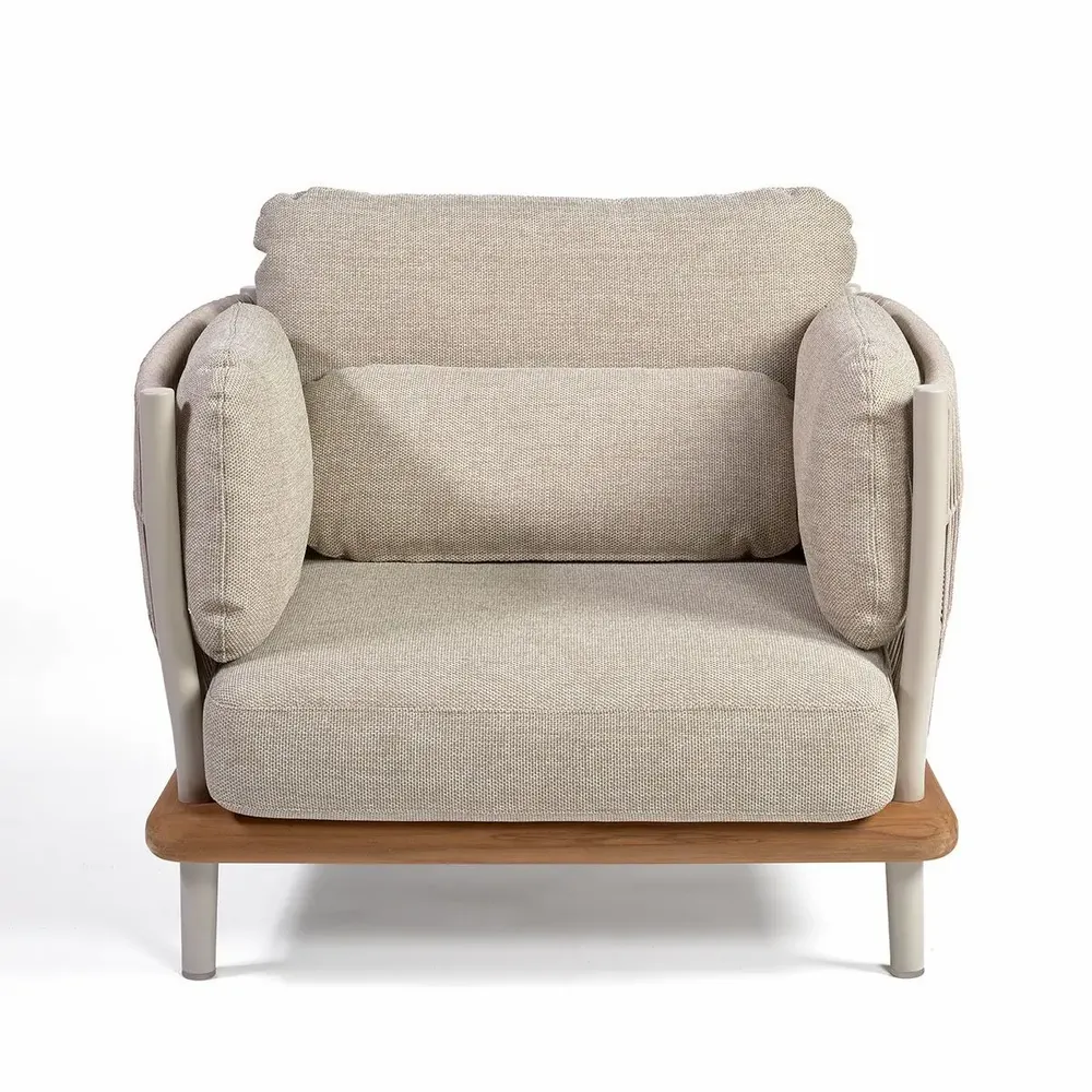 Lawn armchairs - FIJI OUTDOOR ARMCHAIR - CRISAL DECORACIÓN