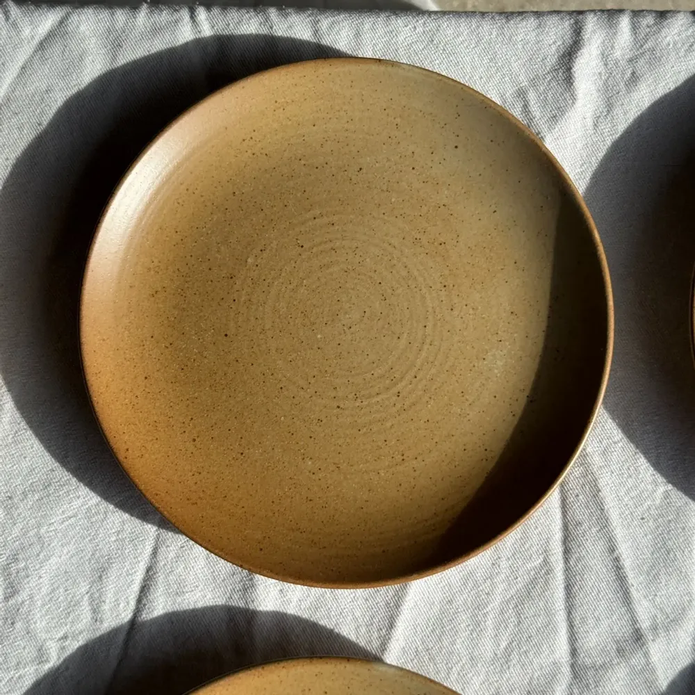 Assiettes au quotidien - Lot de 6 assiettes à dessert en grès Village France D20 - OFFICE OBJETS