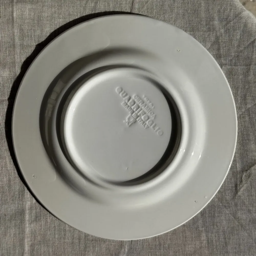 Assiettes au quotidien - Lot de 10 petites assiettes à dessert en céramique italienne Total - OFFICE OBJETS