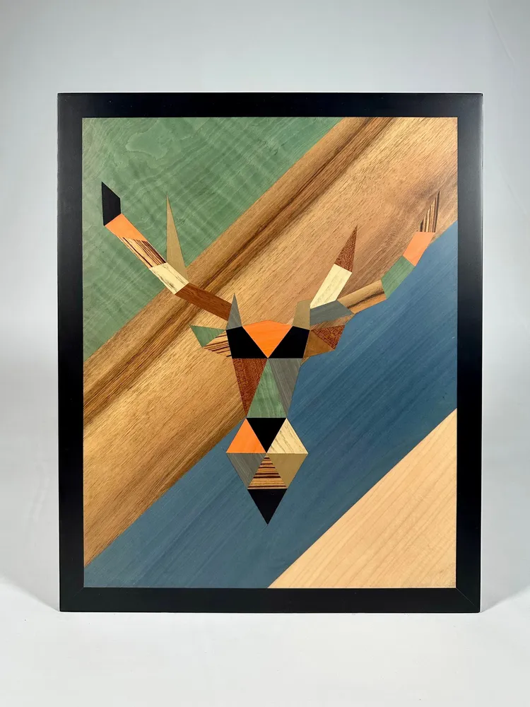 Paintings - Tableau Le Cerf - EBÉNISTERIE CONTEMPORAINE MIOSSEC