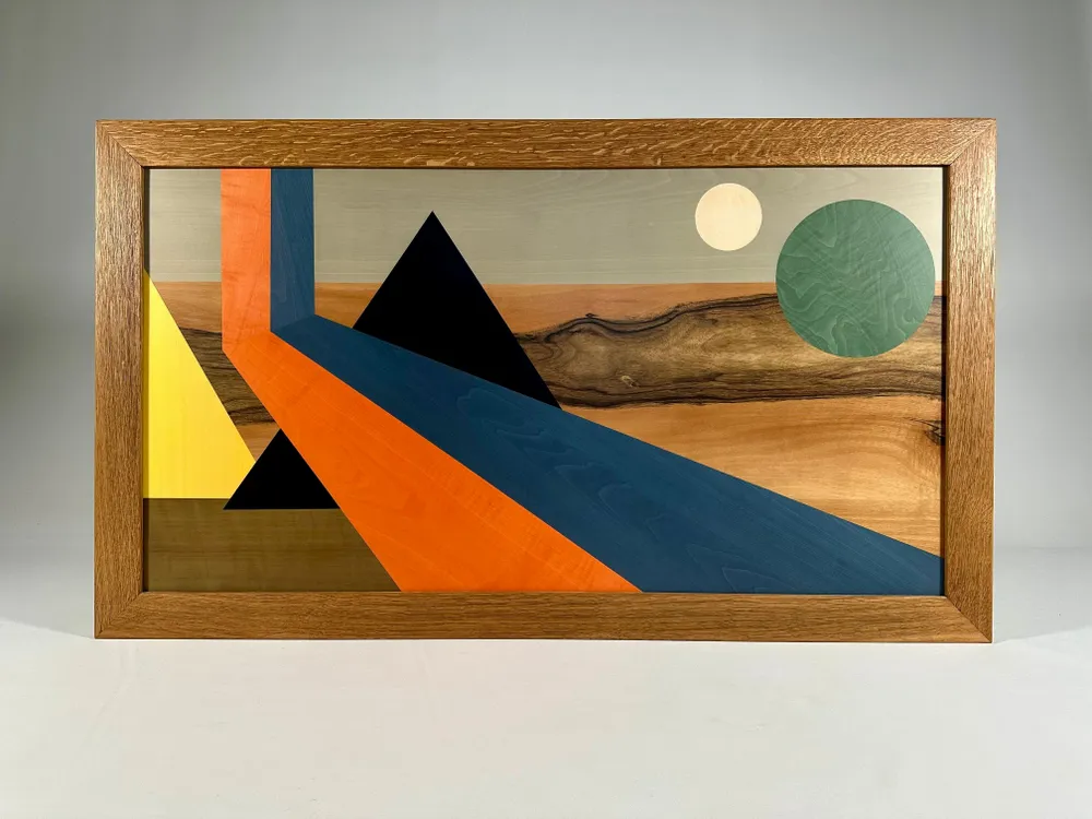 Paintings - Tableau Rivière - EBÉNISTERIE CONTEMPORAINE MIOSSEC