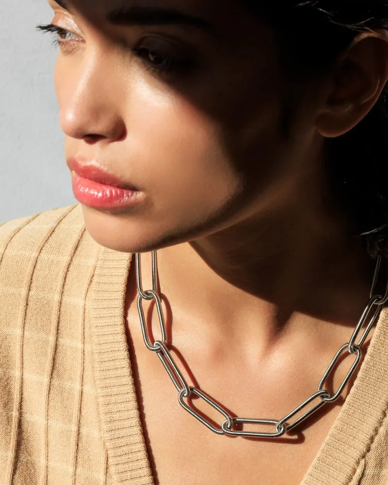 Decorative objects - CHAIN SHORT NECKLACE - LA MOLLLA® BIJOUX