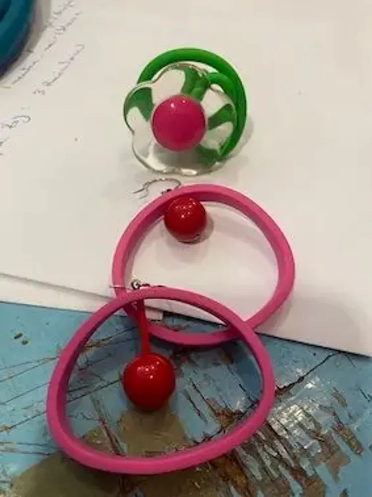 Gifts - Em black/white earrings - SAMUEL CORAUX