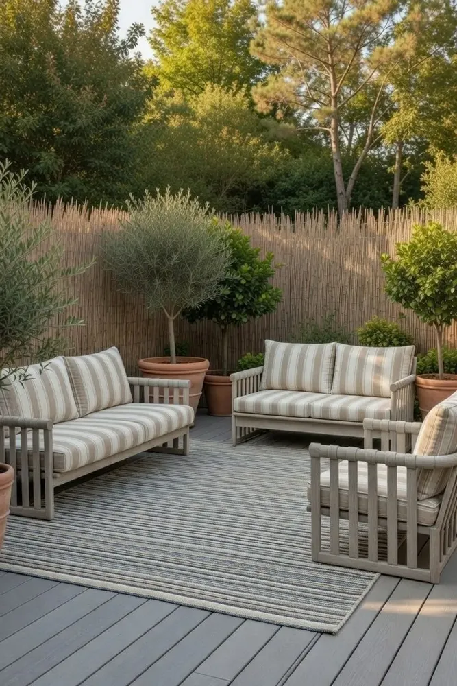 Tapis design - Tapis Obsidian Veil - Outdoor and indoor 100% polypropylene - COCONO