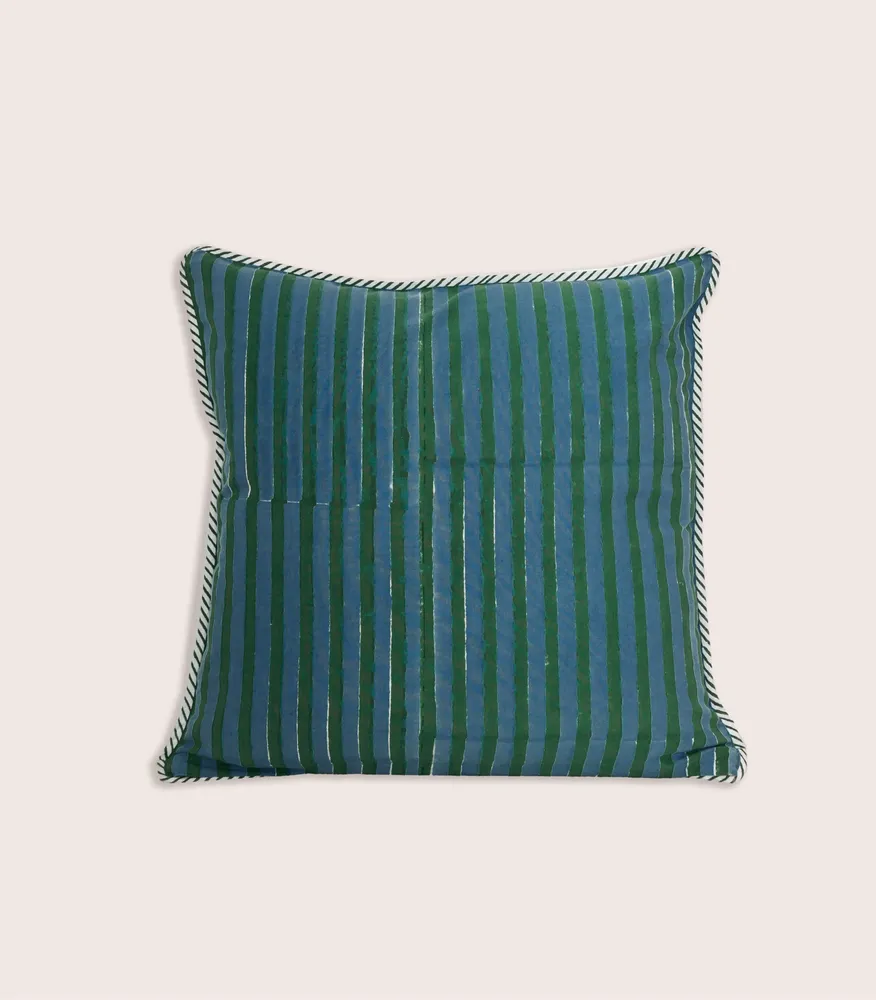 Fabric cushions - SARSO Yellow Cushion Cover - JAMINI BY USHA BORA