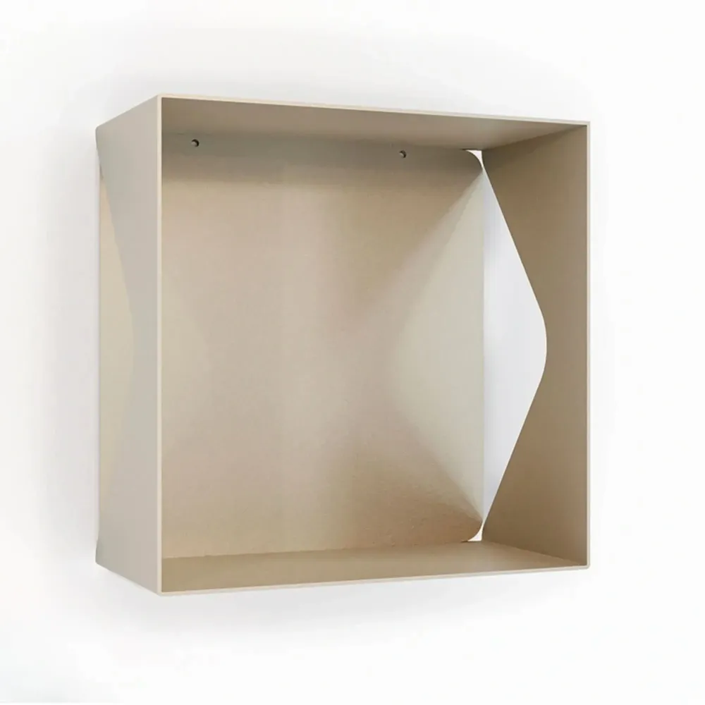 Decorative objects - CUBE WALL SHELF MADE OF AGATE STEEL - DECO-GEM