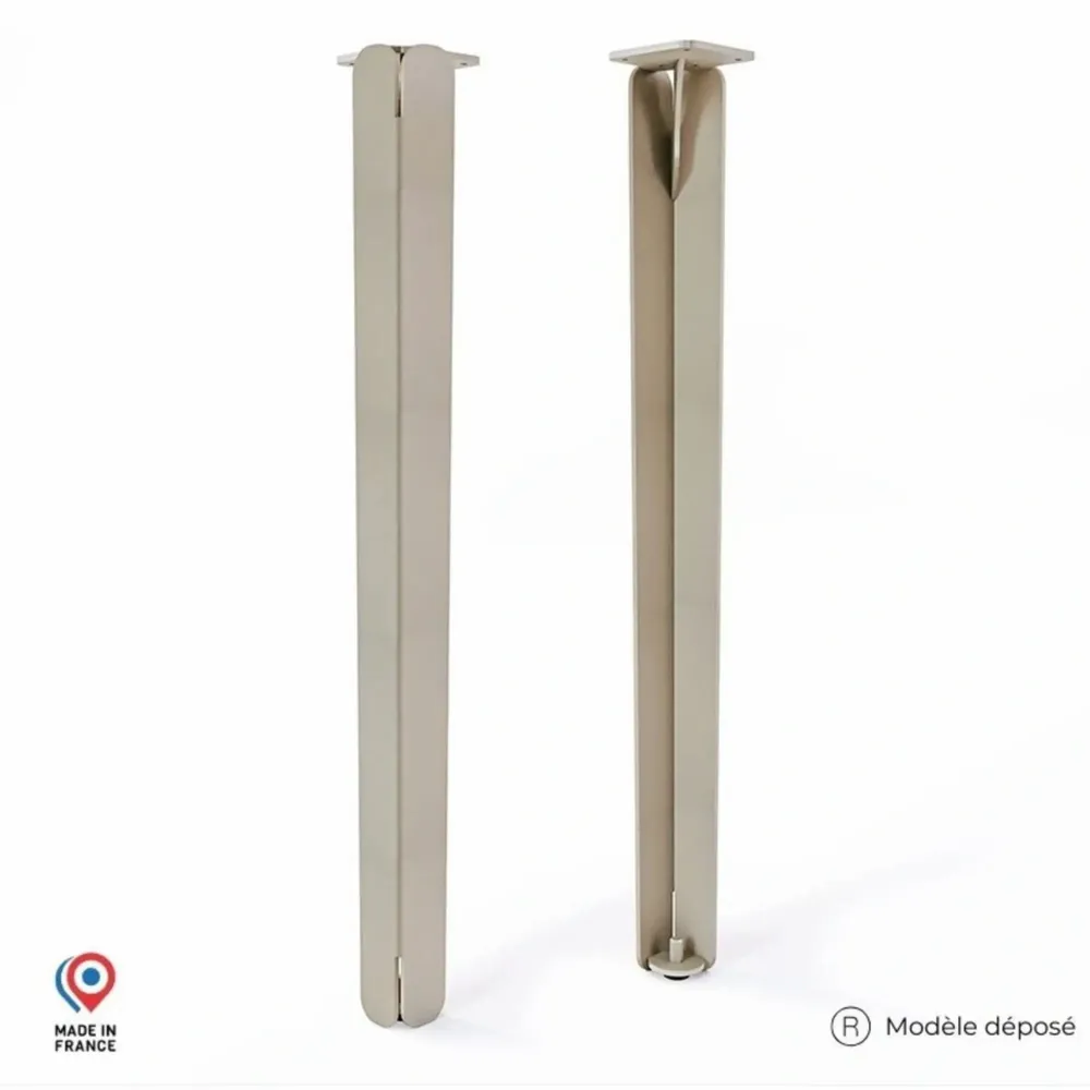 Dining Tables - HIGH JASPER STEEL TABLE LEG - SET OF 2 LEGS - DECO-GEM