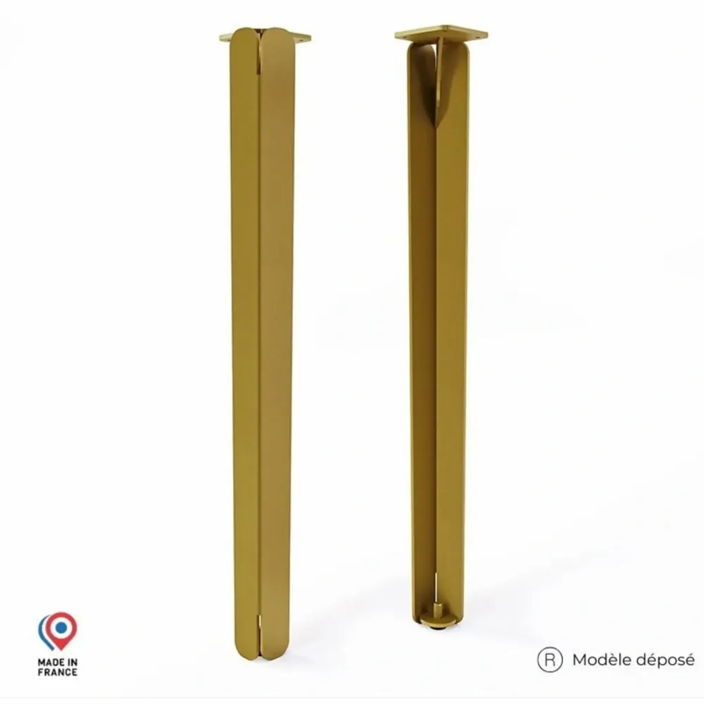 Dining Tables - HIGH JASPER STEEL TABLE LEG - SET OF 2 LEGS - DECO-GEM