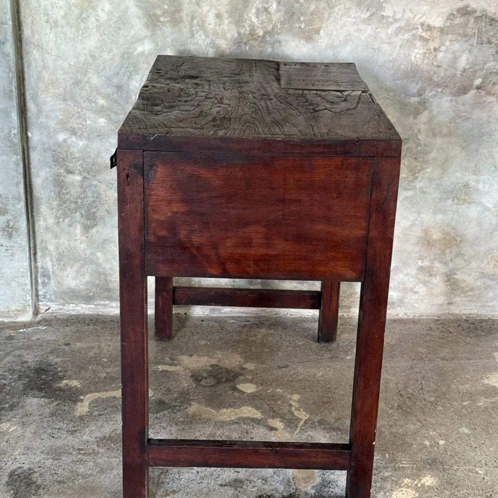 Commodes - Meuble de métier ancien indonésien en teck à deux tiroirs H80,5 - OFFICE OBJETS