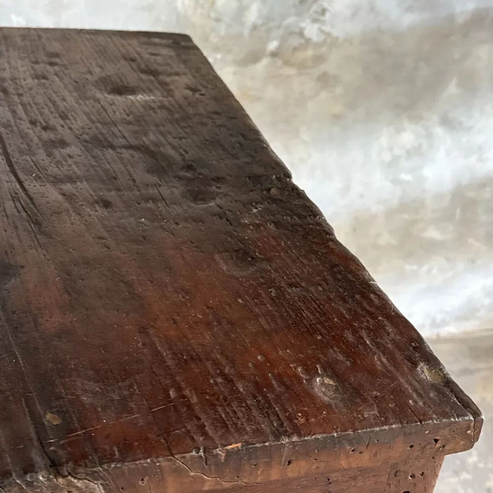 Chests of drawers - Antique Indonesian teak trade cabinet with one drawer H82.5 L76x49 - OFFICE OBJETS