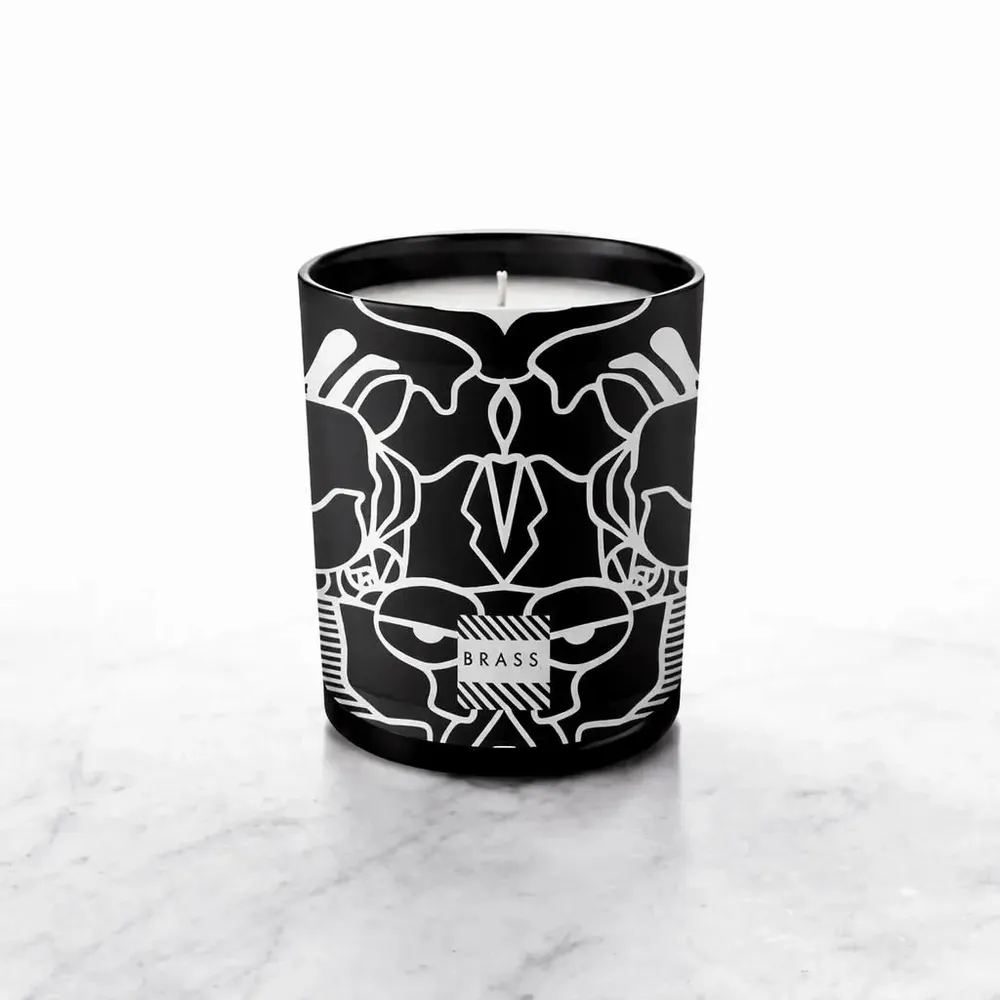 Candles - Black Misu scented candle - Design by BRASS - ARTDECORIS