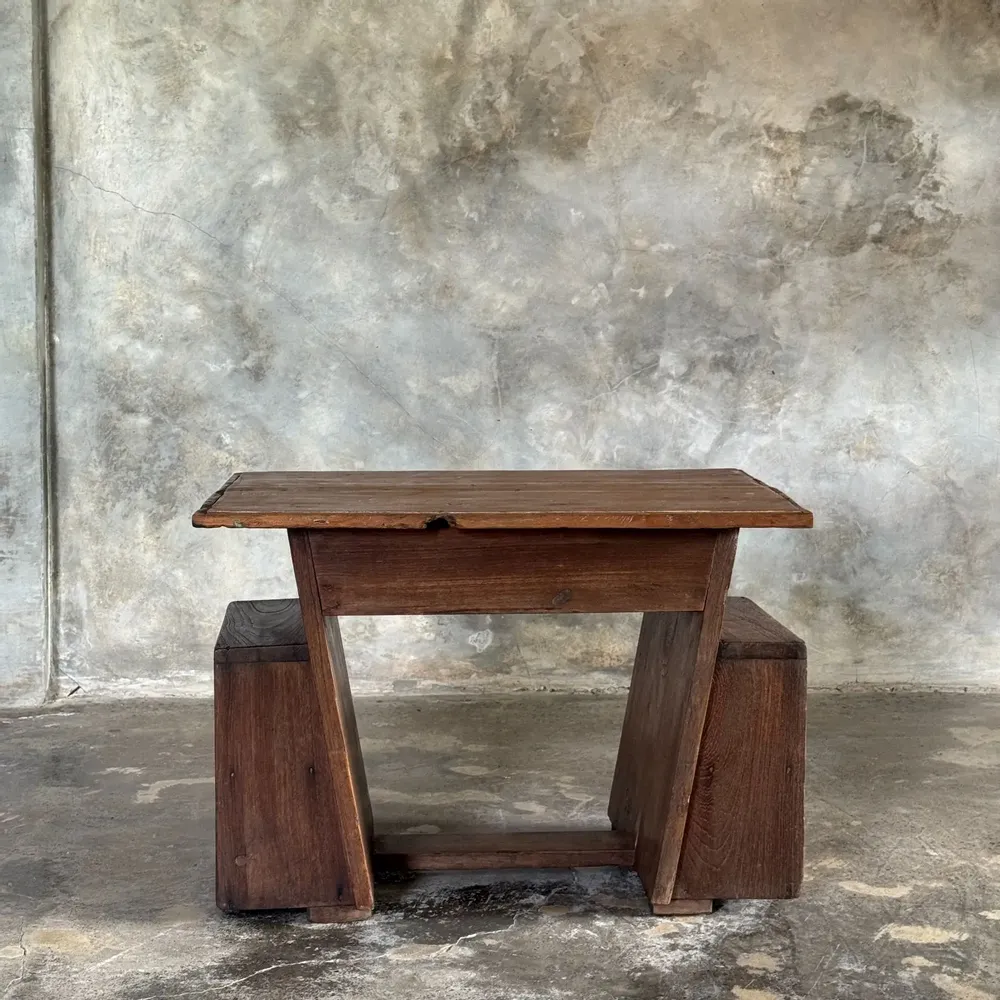 Tables basses - Mini table d'appoint moderniste style géométrique ancienne - OFFICE OBJETS