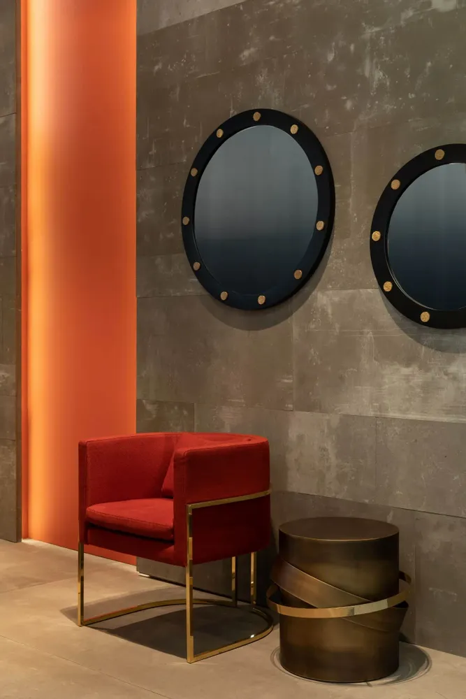 Hotel bedrooms - Cluster Round Mirror 80cm - DUISTT