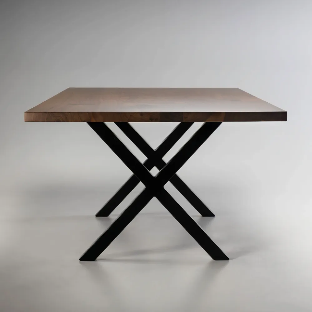 Tables Salle à Manger - Table CROSS en noyer - ITALCOLLECTIONS