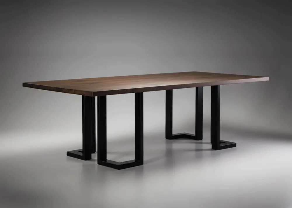 Tables Salle à Manger - Table LAGUNA en noyer - ITALCOLLECTIONS