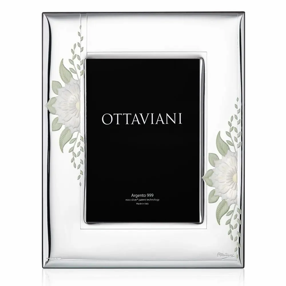 Design objects - Photo frame Miro Silver "Fiori chiari" - OTTAVIANI