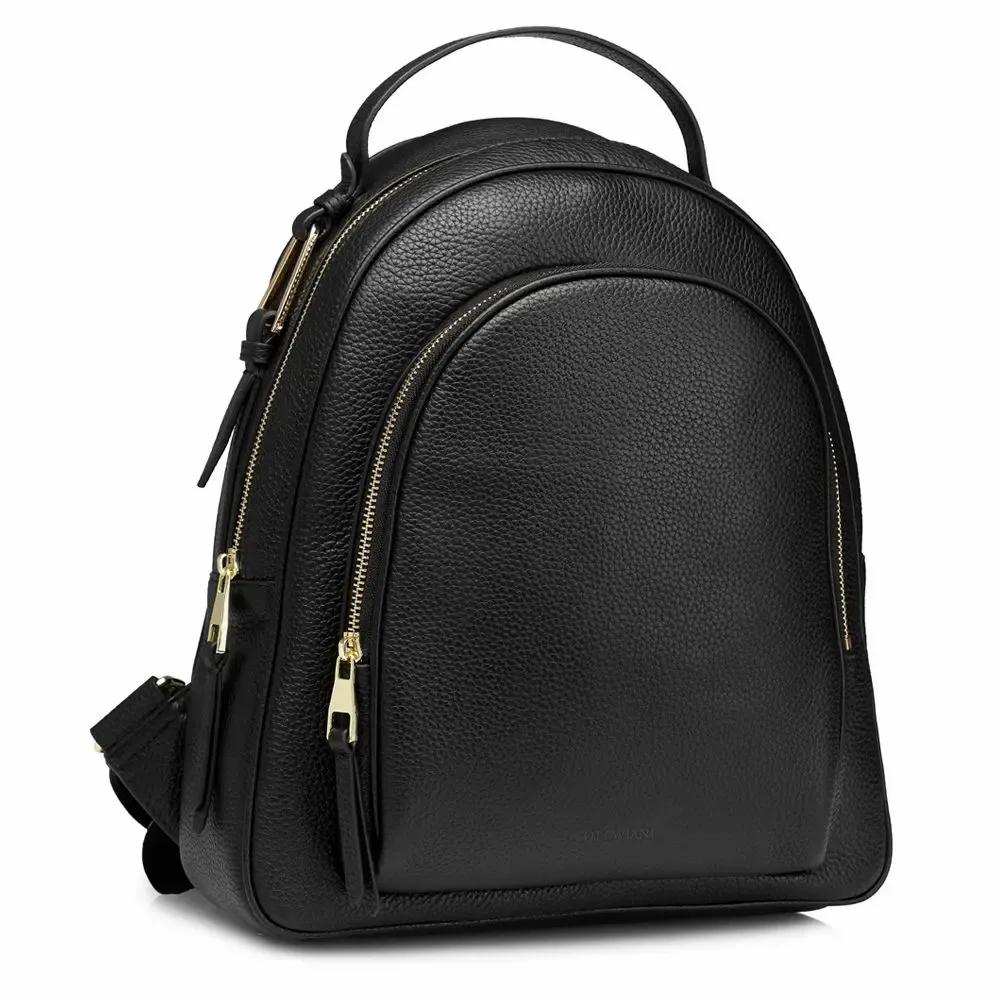 Design objects - Black genuine leather backpack - OTTAVIANI