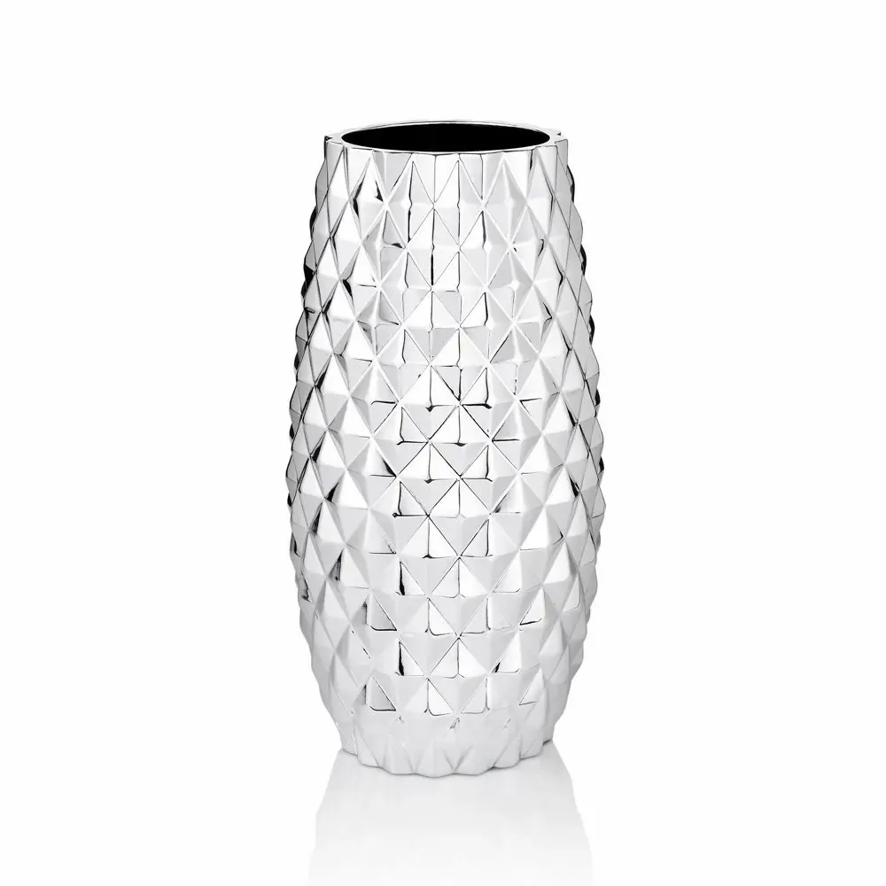 Design objects - Vase with silver "Diamond" - OTTAVIANI