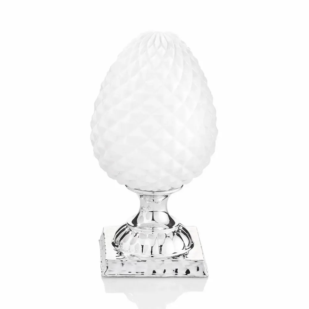 Design objects - Pine cone with silver and enamel "Diamond" - OTTAVIANI