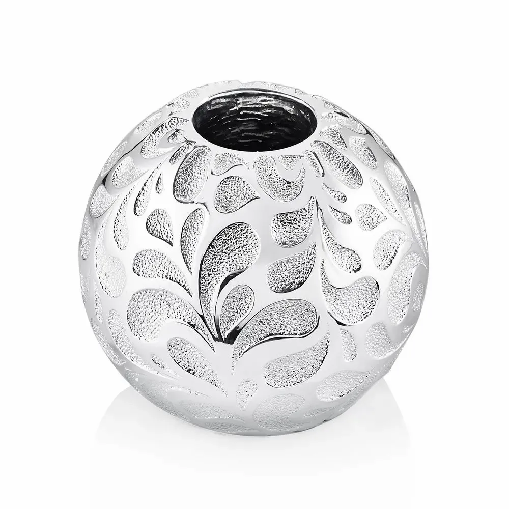 Objets design - Vase en argent « Damas » - OTTAVIANI