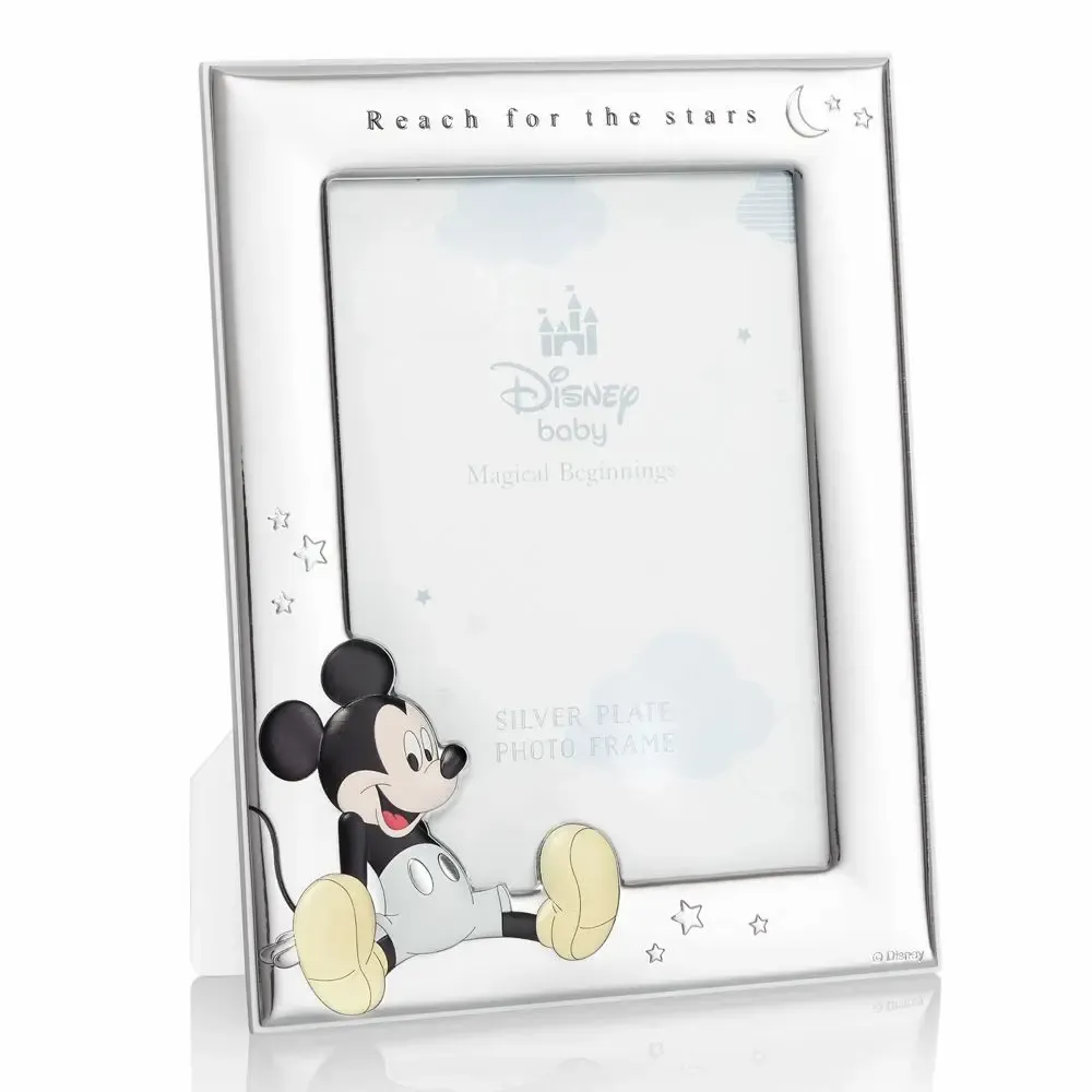 Objets design - Cadre photo Miro argenté collection Disney « Mickey Mouse » - OTTAVIANI
