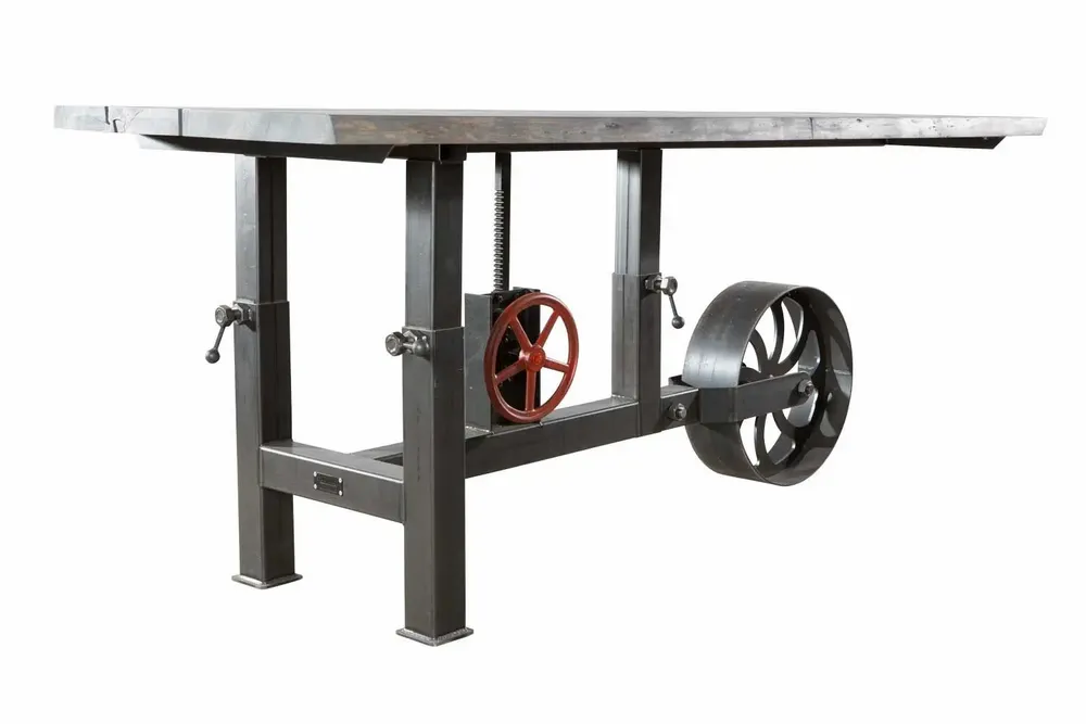 Bureaux d'entreprise - SL-035  Adjustable Wheelbarrow Industrial Table - STURDY-LEGS
