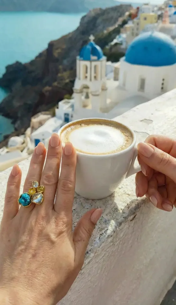 Jewelry - Al Karnak Ring - V UNIQUENESS FINE GREEK JEWELRY