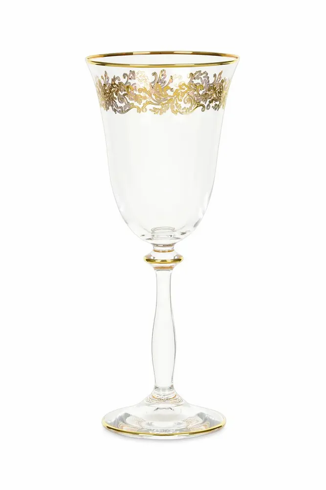 Verres à pied - Ensemble de 6 verres à vin Charme, 250 ml - COMBI POLAND GLASS DECORATOR