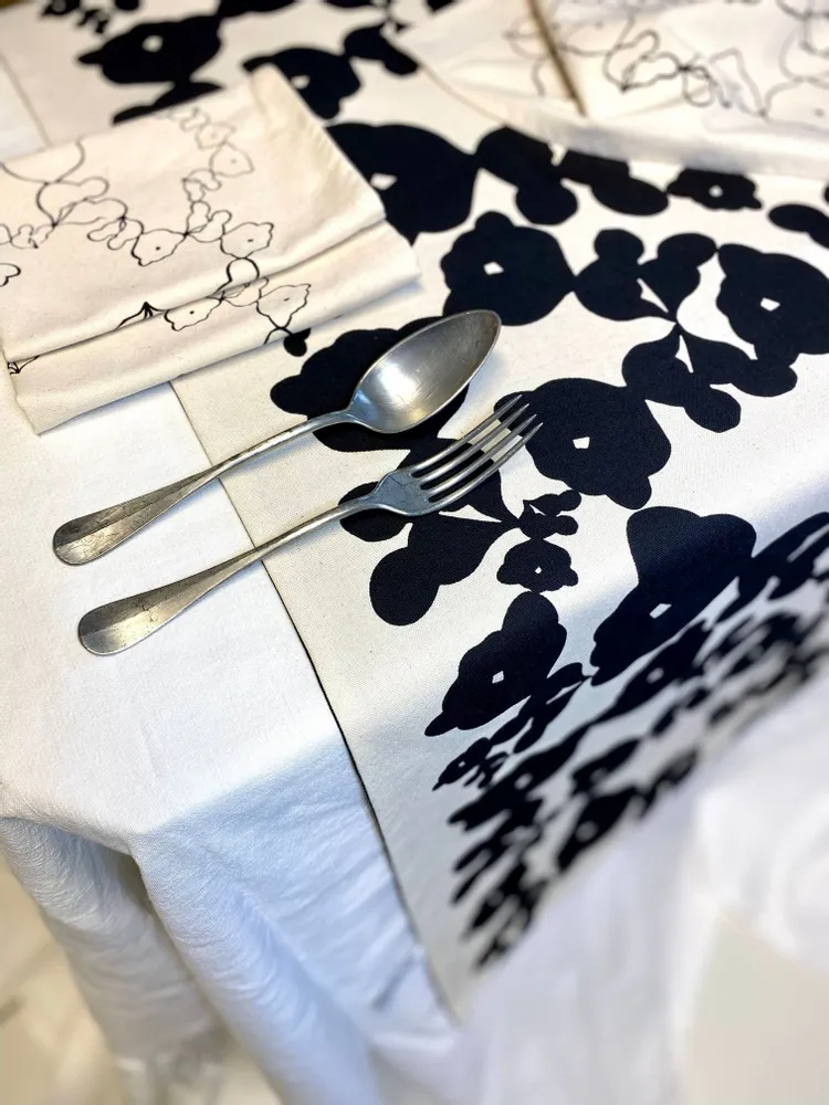 Linge de table textile - chemin et serviette de table - STUDIO LA SURFACE DES CHOSES