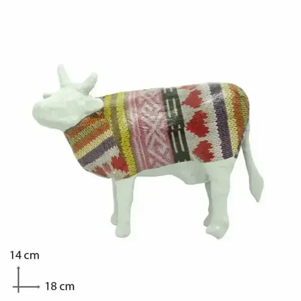Objets design - Vache décorative la TriCOWtée Coeur - VACHES ET COMPAGNIE