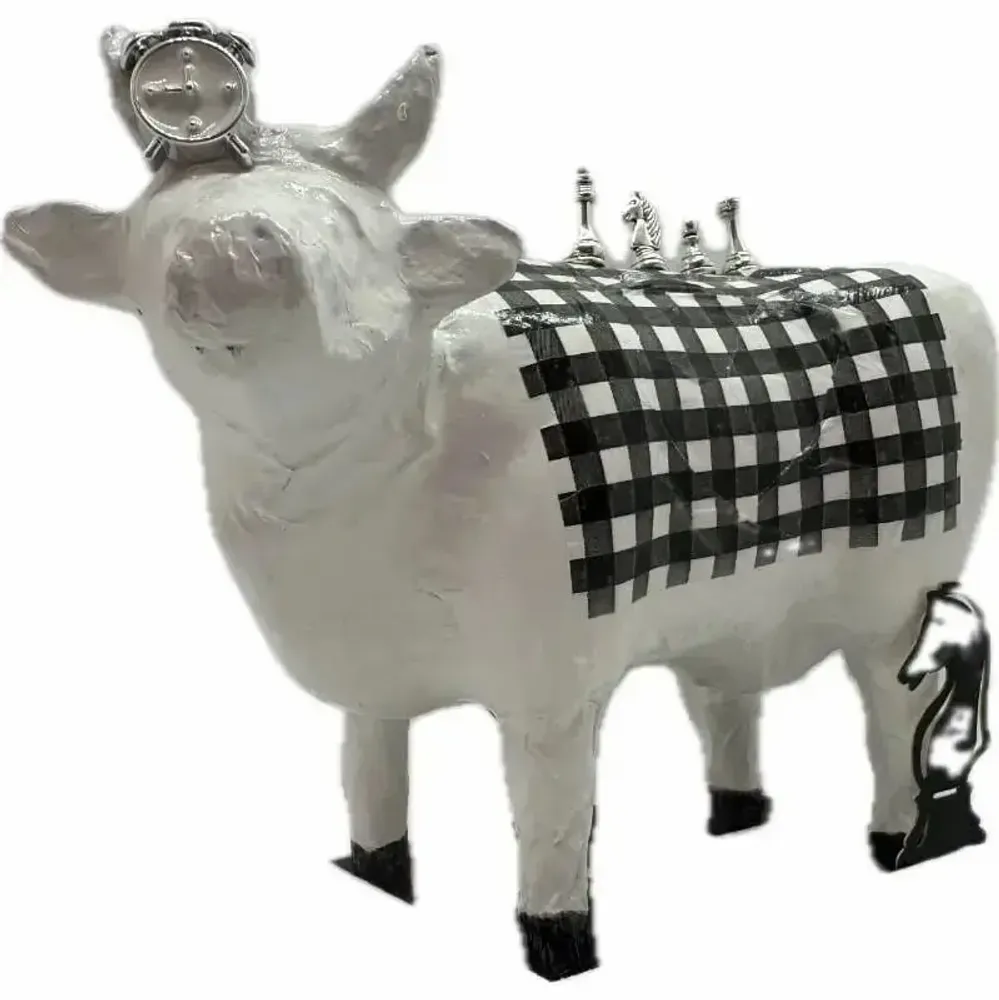 Objets design - Vache décorative la COWlonne - VACHES ET COMPAGNIE