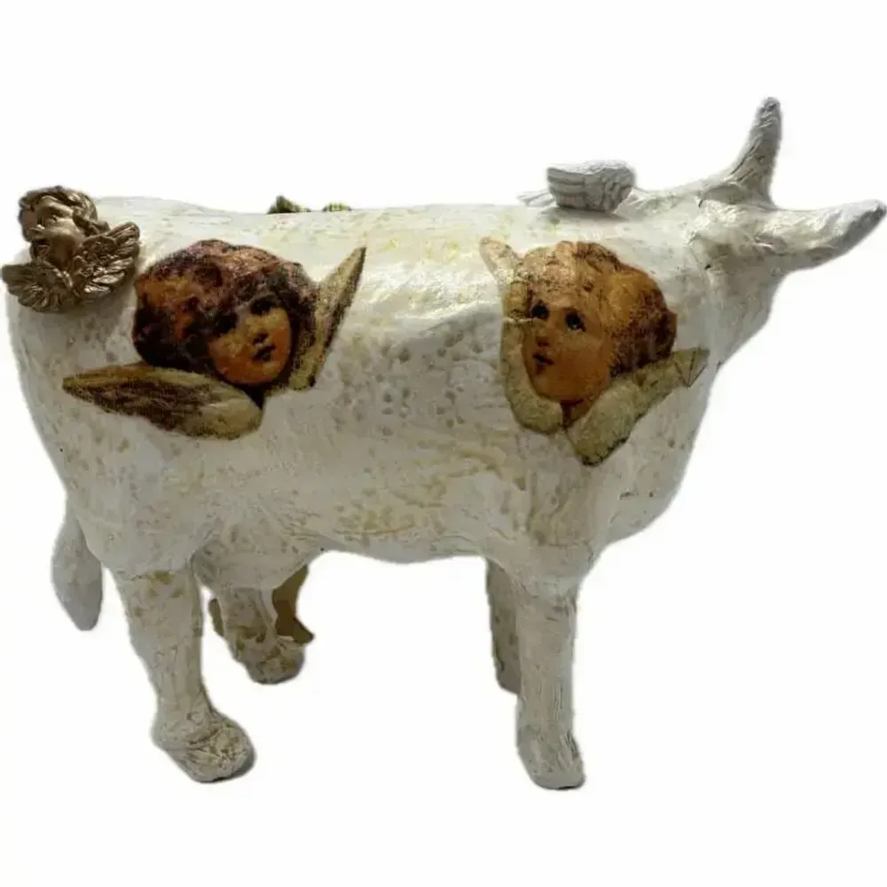 Objets design - Vache décorative la COWmmissionnaire - VACHES ET COMPAGNIE