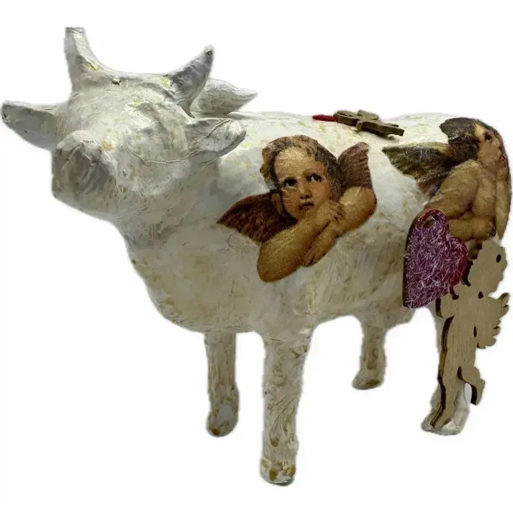 Objets design - Vache décorative la COWmmissionnaire - VACHES ET COMPAGNIE