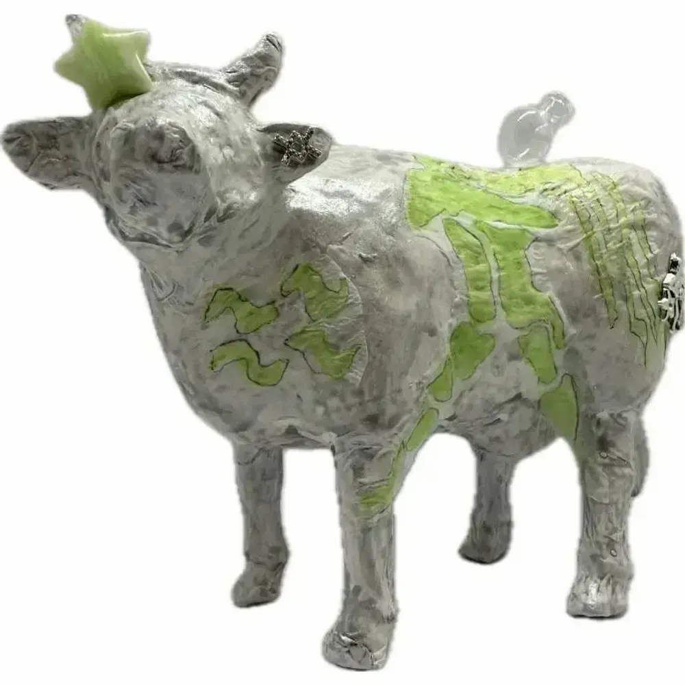 Design objects - Decorative cow l'HorosCOWpe - Aquarius - VACHES ET COMPAGNIE