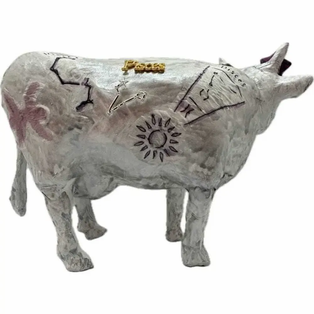 Design objects - Decorative cow l'HorosCOWpe - Fish - VACHES ET COMPAGNIE