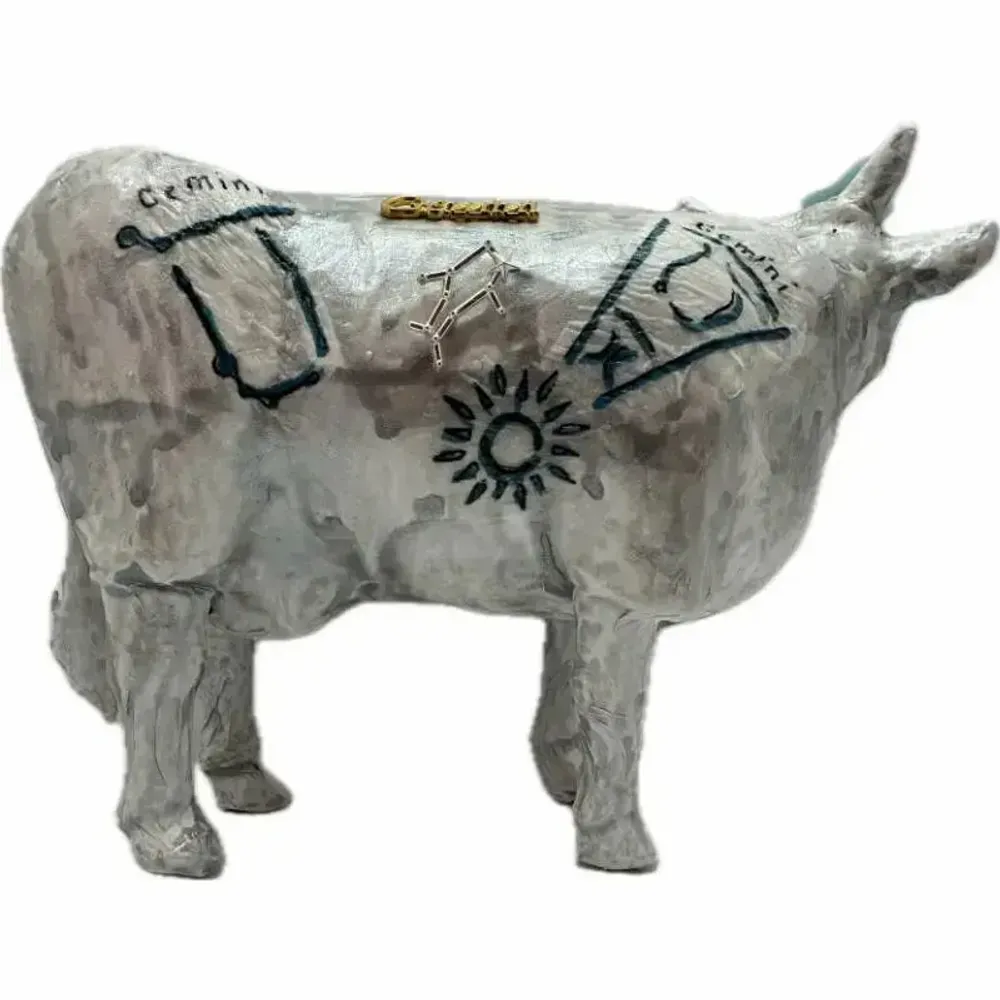 Objets design - Vache décorative l'HorosCOWpe - Gémeaux - VACHES ET COMPAGNIE