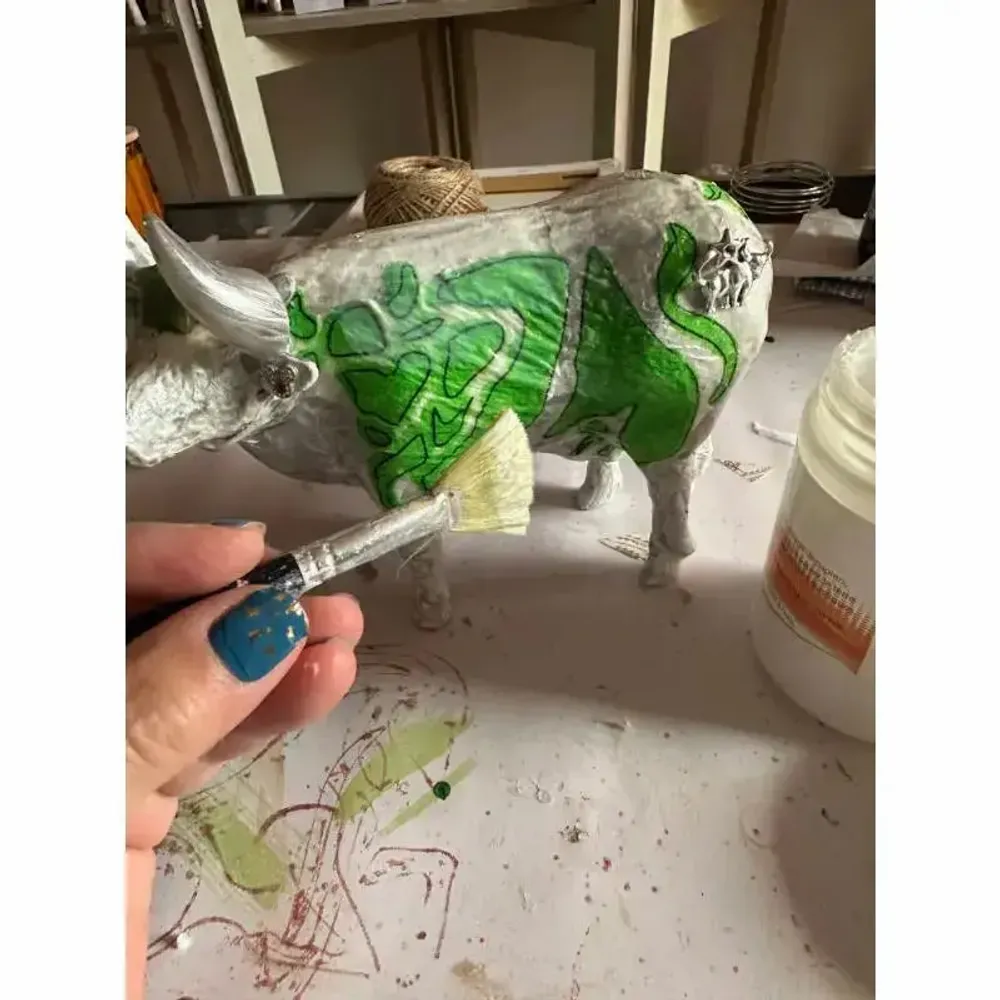 Objets design - Vache décorative l'HorosCOWpe - Taureau - VACHES ET COMPAGNIE