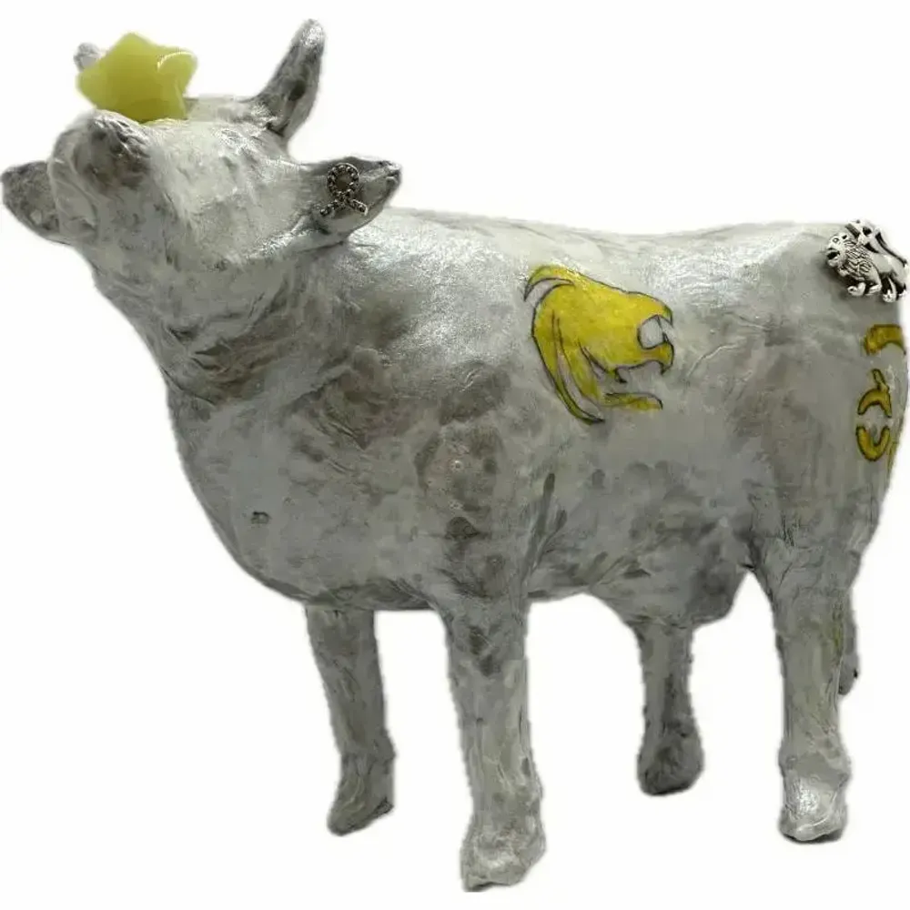 Objets design - Vache décorative l'HorosCOWpe - Lion - VACHES ET COMPAGNIE