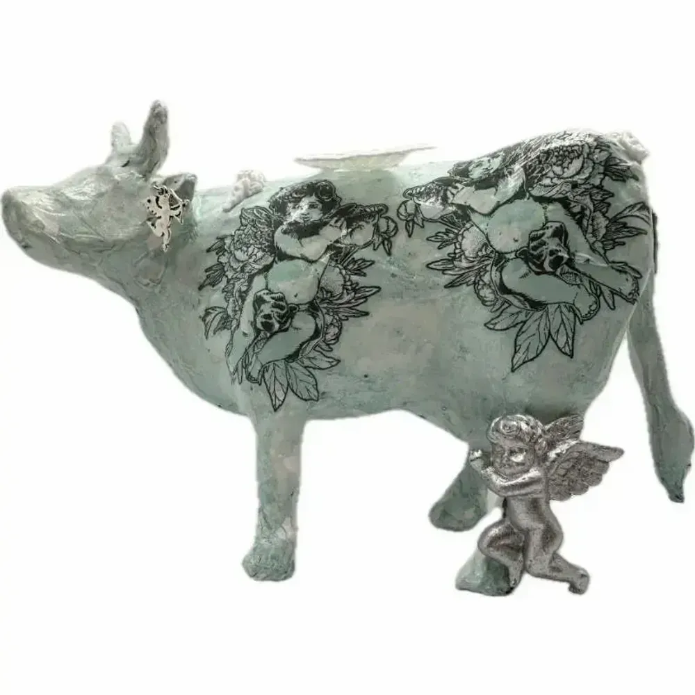 Objets design - Vache décorative la ConCOWrdance - VACHES ET COMPAGNIE